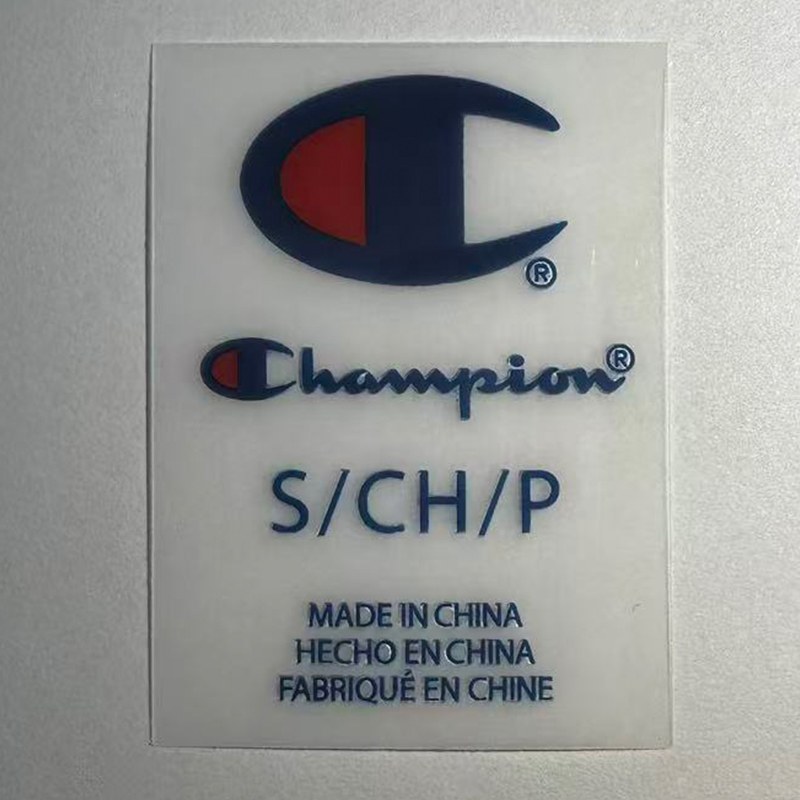 Etiquetas de tamaño impresas sin costuras