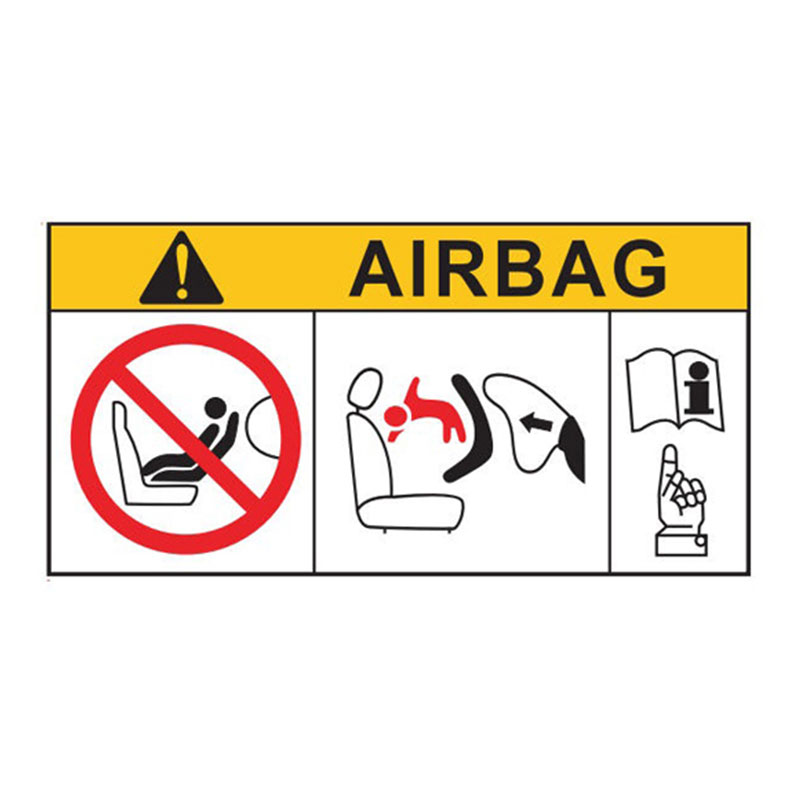 Etiquetas de advertencia de seguridad personalizadas para equipos industriales